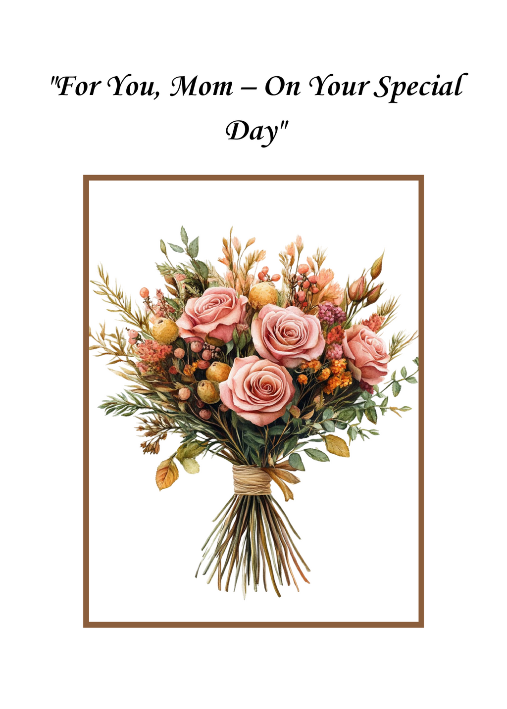 BIRTHDAY CARD FOR MOM