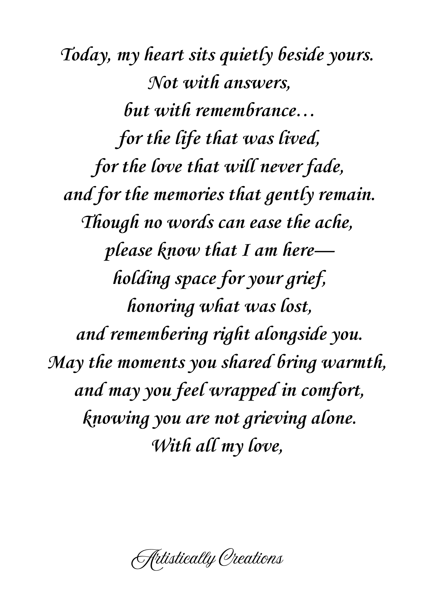 REMEMBERING WITH YOU