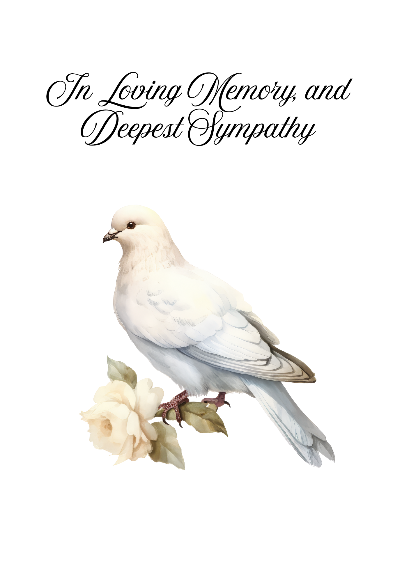 IN LOVING MEMORY AND DEEPEST SYMPATHY