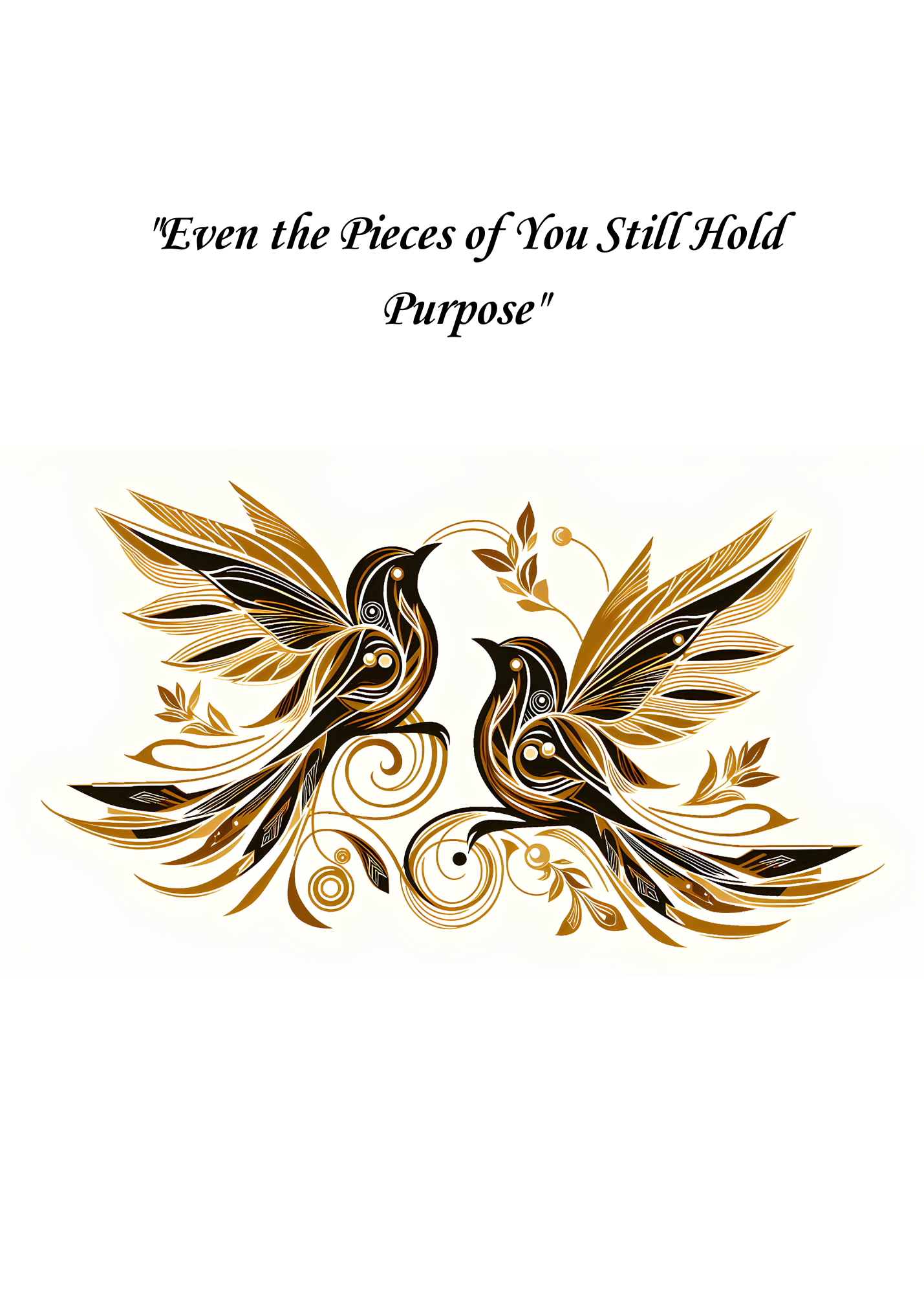 EVEN YOUR BROKEN PIECES STILL HOLD PURPOSE