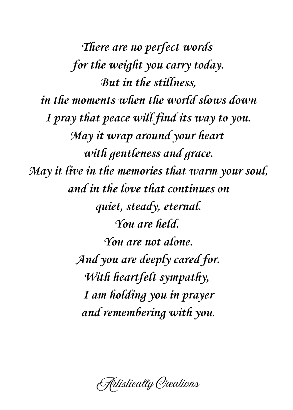 MAY PEACE FIND YOU IN THE QUIET MOMENTS