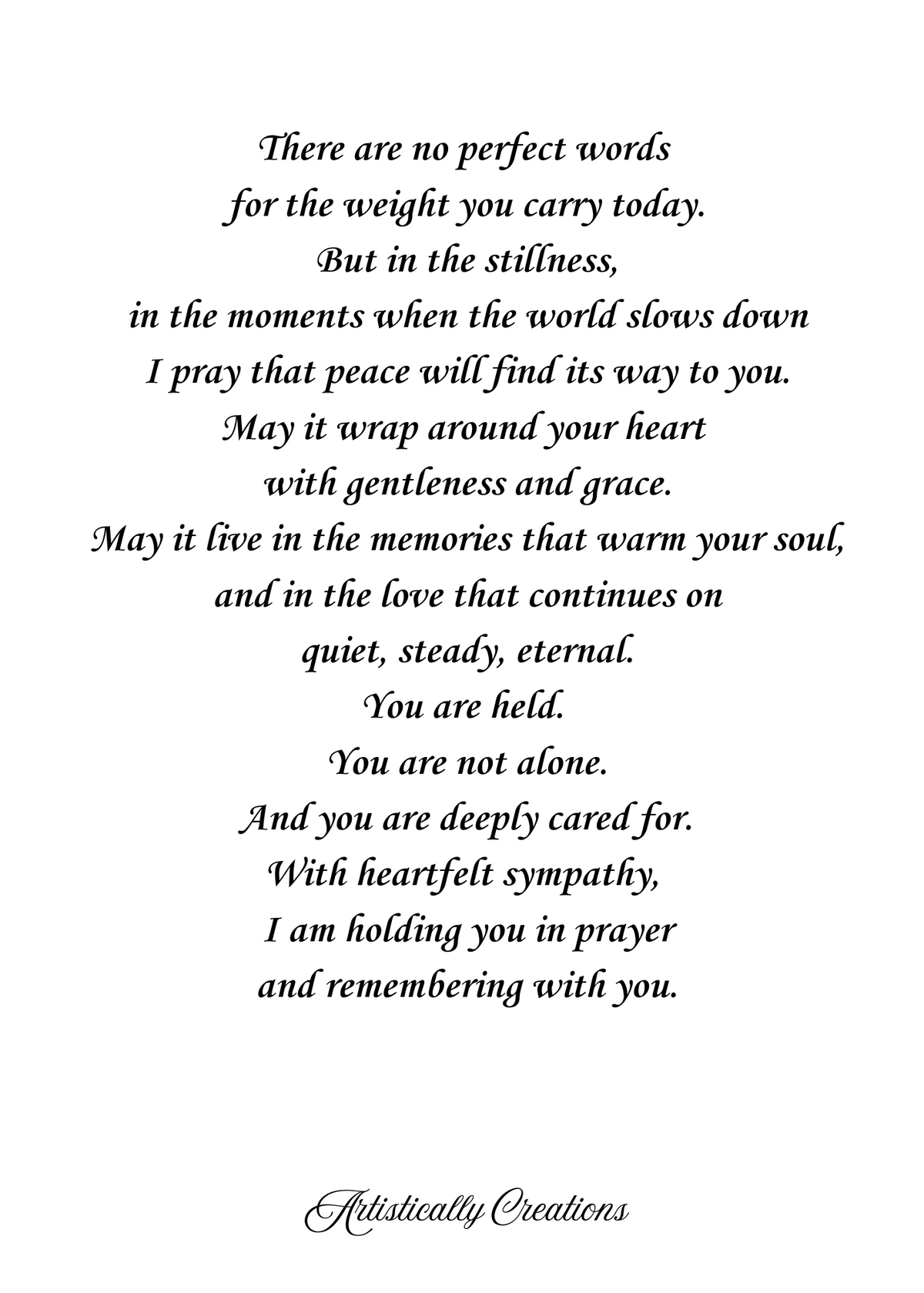 MAY PEACE FIND YOU IN THE QUIET MOMENTS