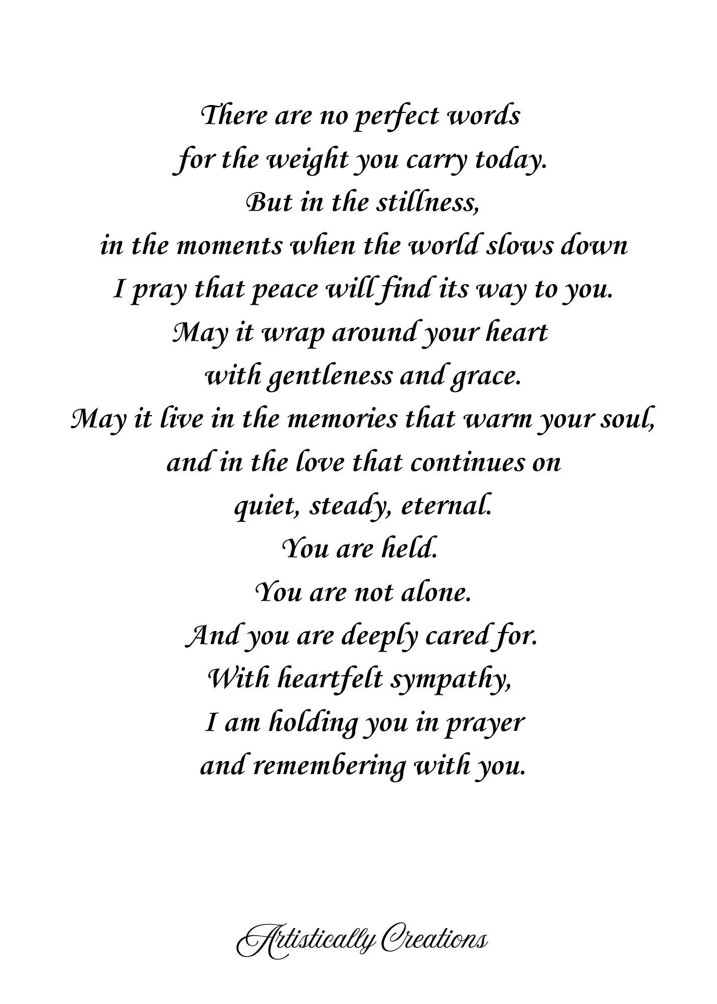 MAY PEACE FIND YOU IN THE QUIET MOMENTS