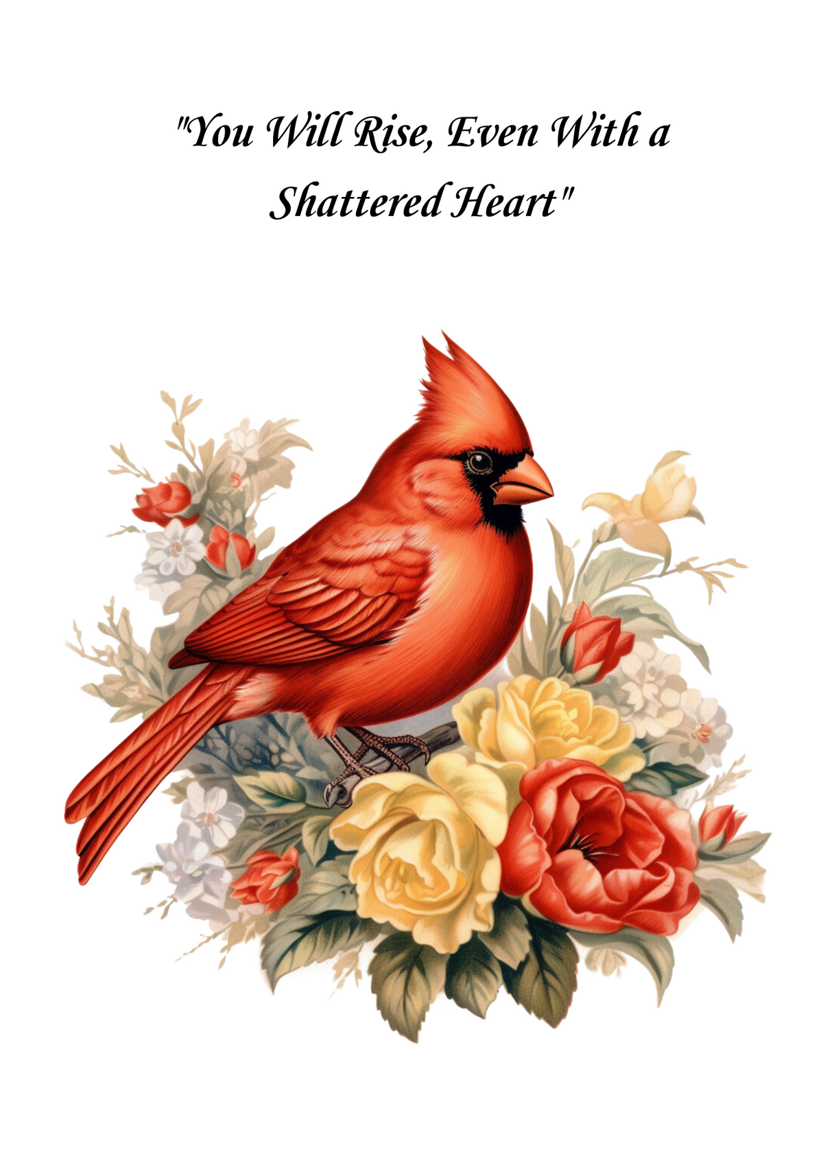 YOU WILL RISE, EVEN WITH A SHATTERED HEART