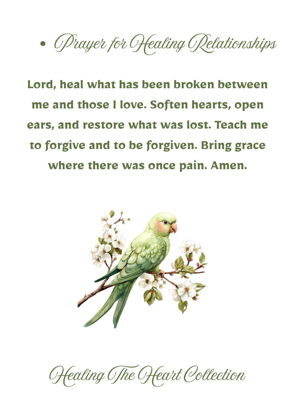 Prayer Bundle for Healing + Wholeness