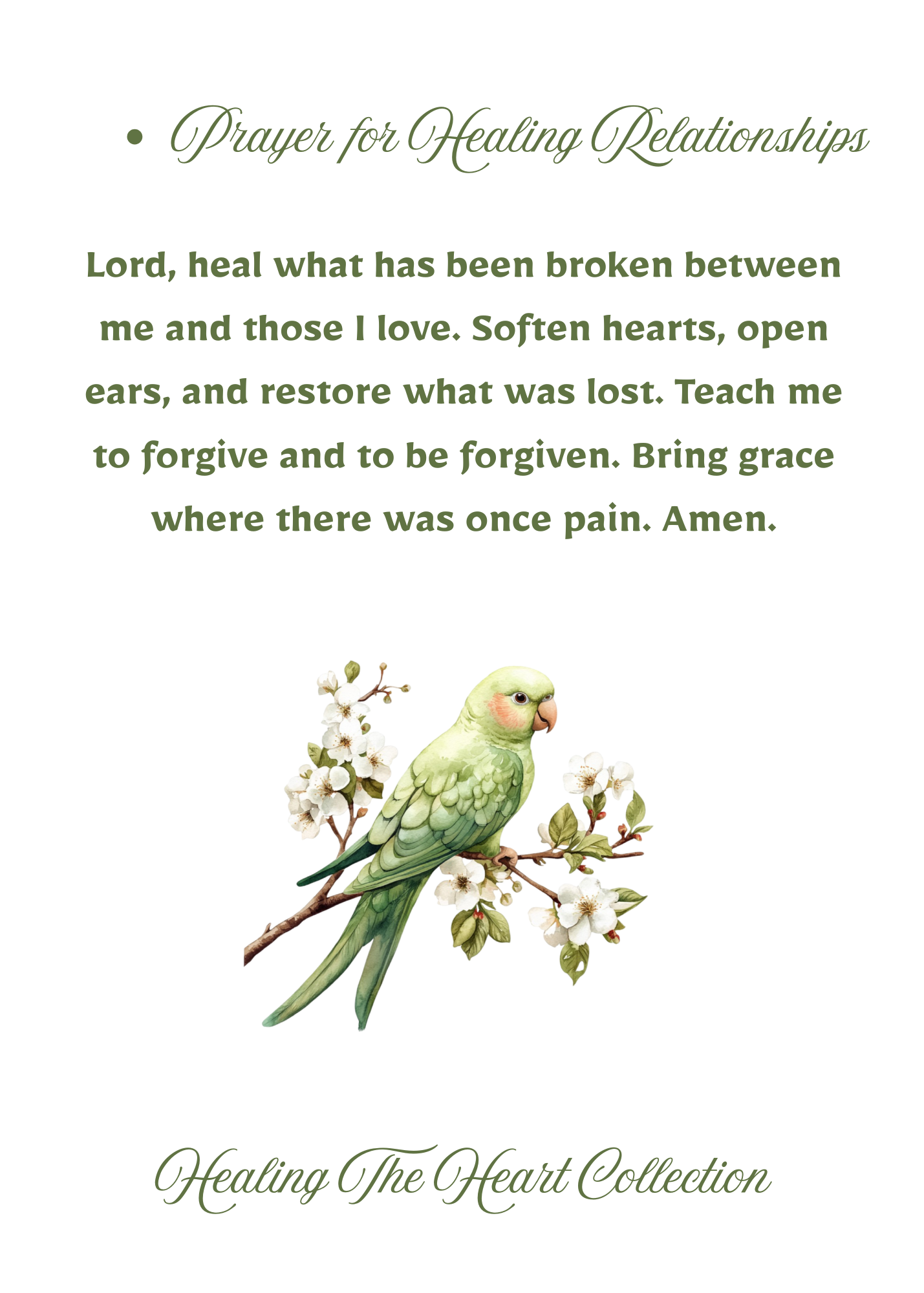 Prayer Bundle for Healing + Wholeness