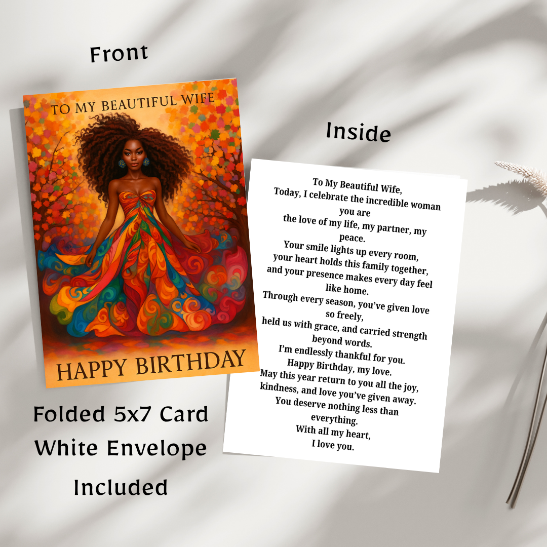 TO MY BEAUTIFUL WIFE