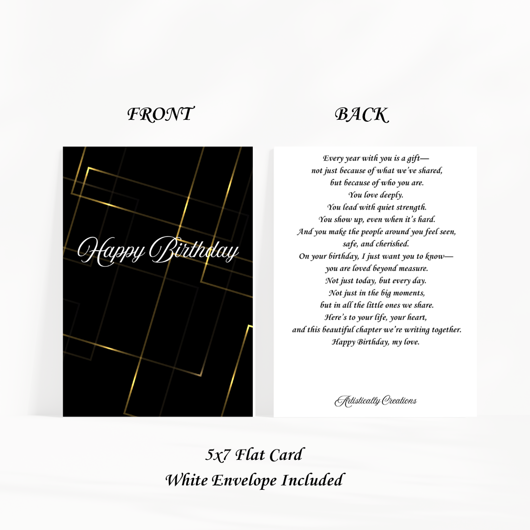 BIRTHDAY CARD FOR HIM