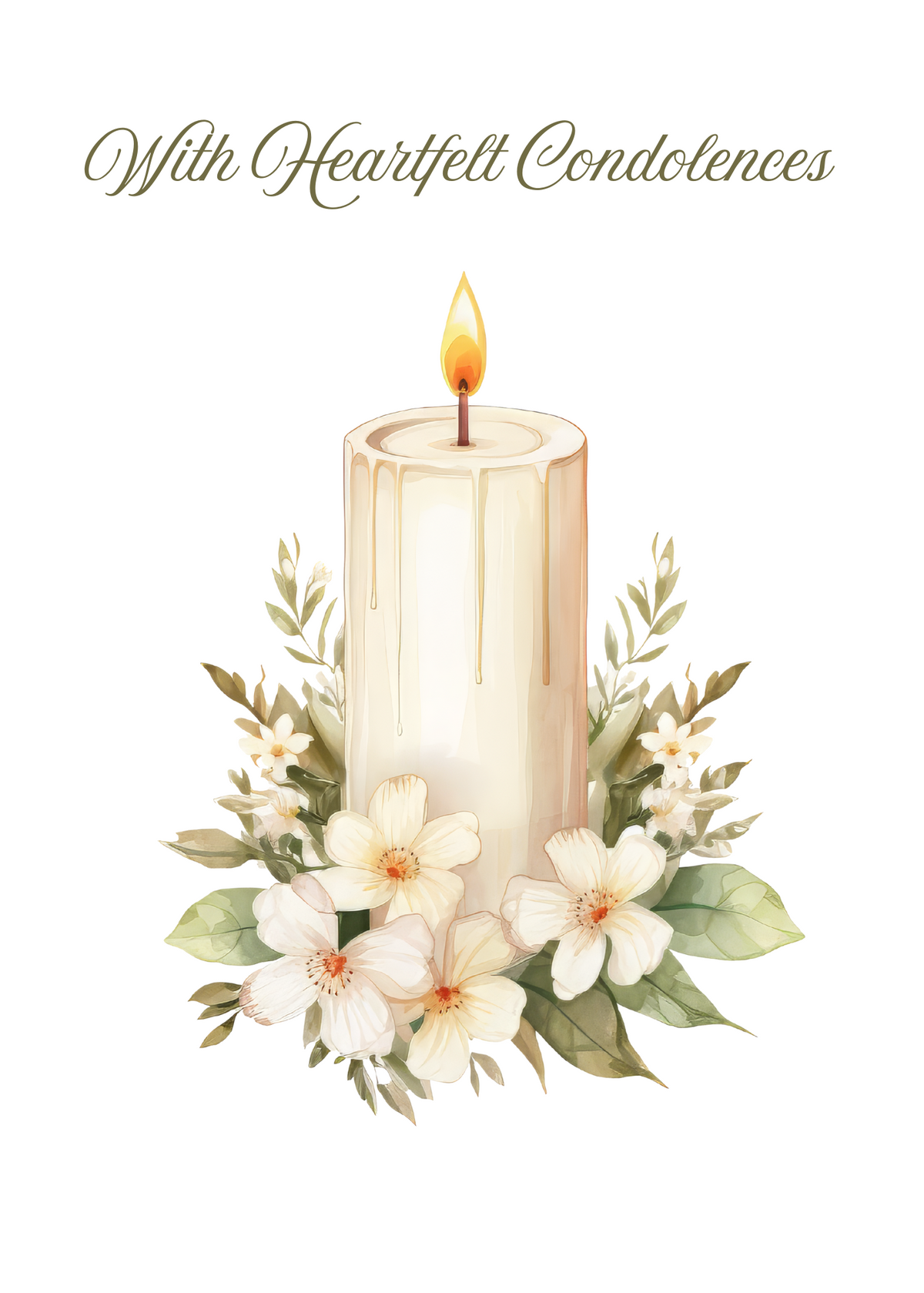 WITH HEARTFELT CONDOLENCES