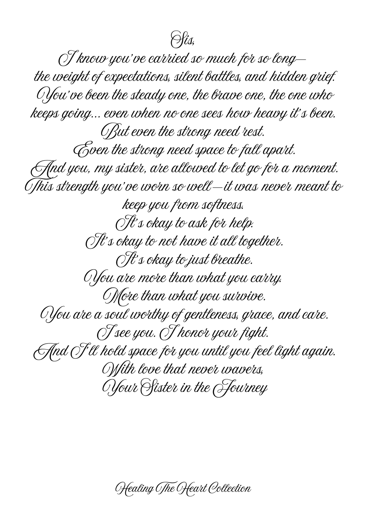 To the One Who’s Tired of Being Strong