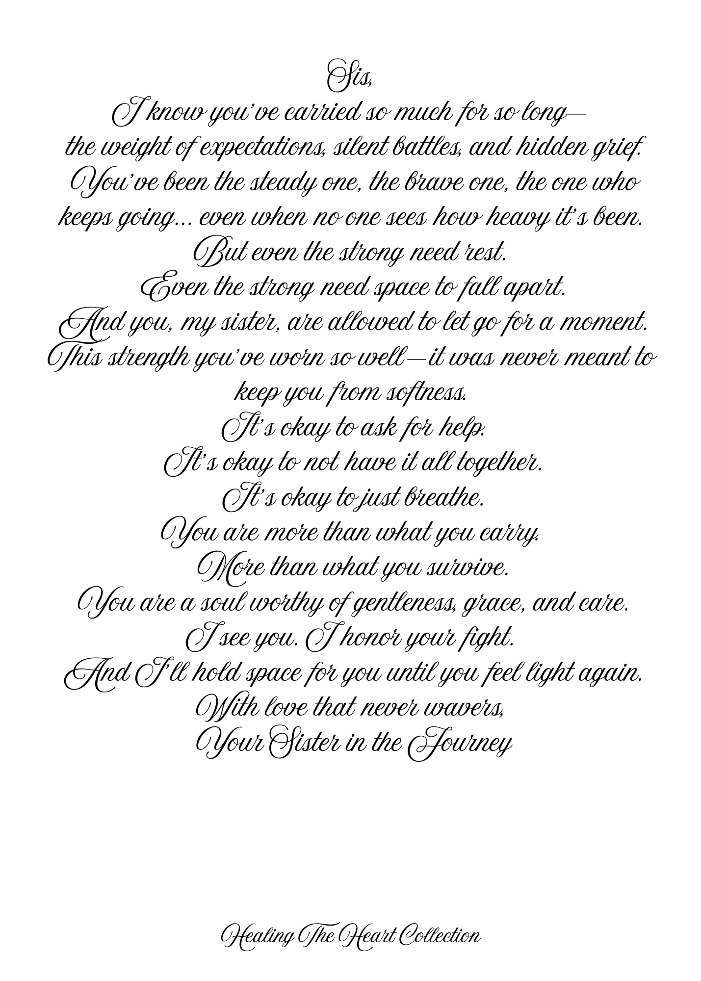 To the One Who’s Tired of Being Strong