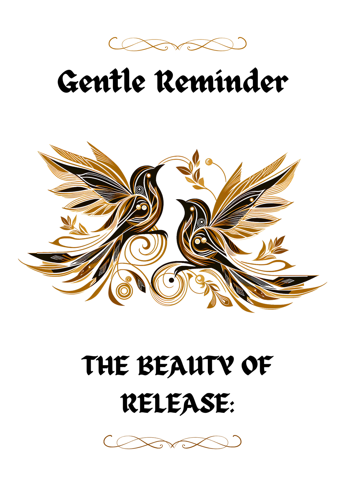 THE BEAUTY OF RELEASE