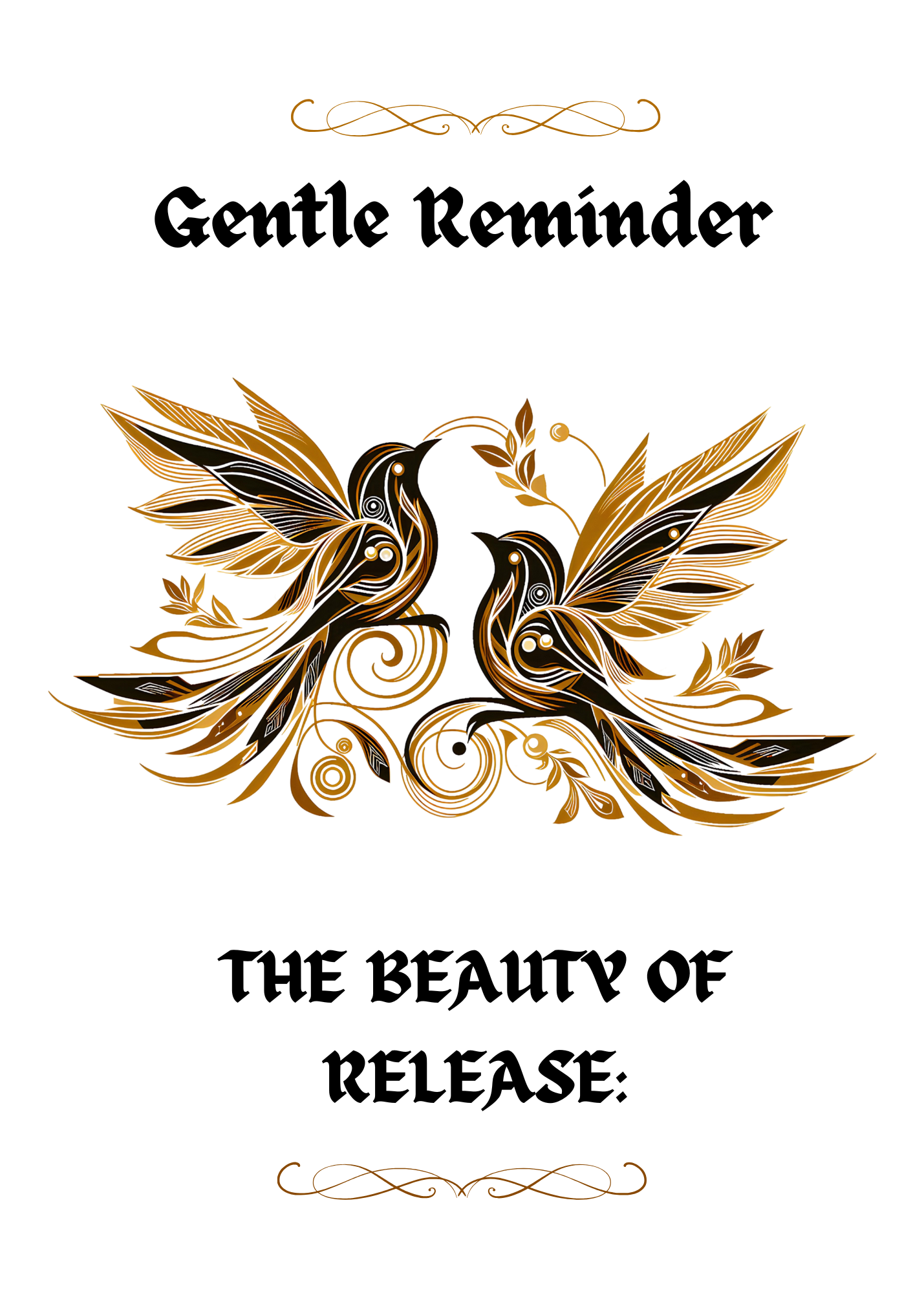 THE BEAUTY OF RELEASE