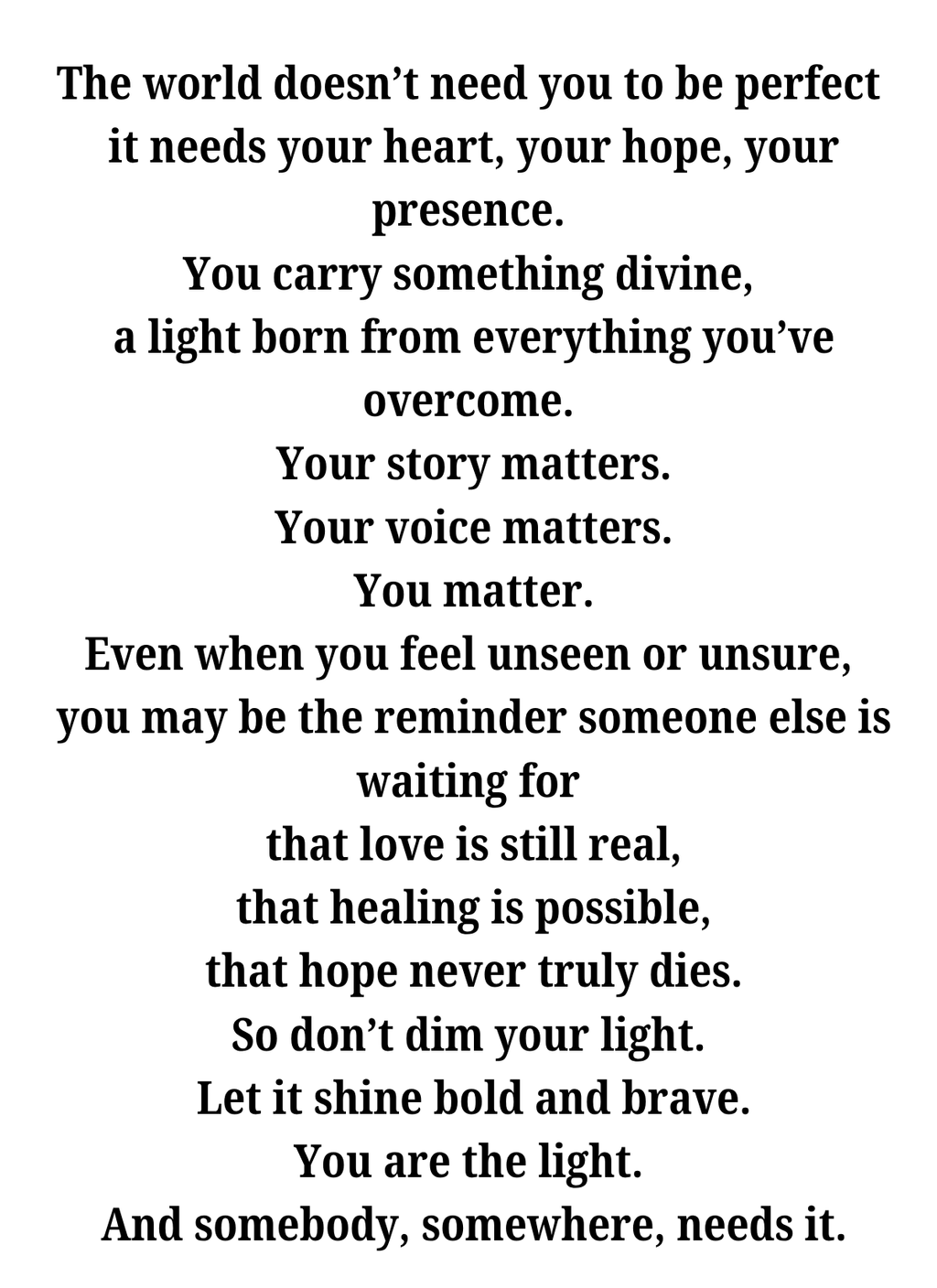 BE THE LIGHT SIS SOMEBODY NEEDS IT